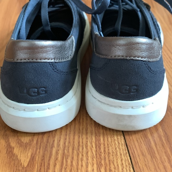 Ugg Suede Navy Blue Sneakers - Picture 4 of 6